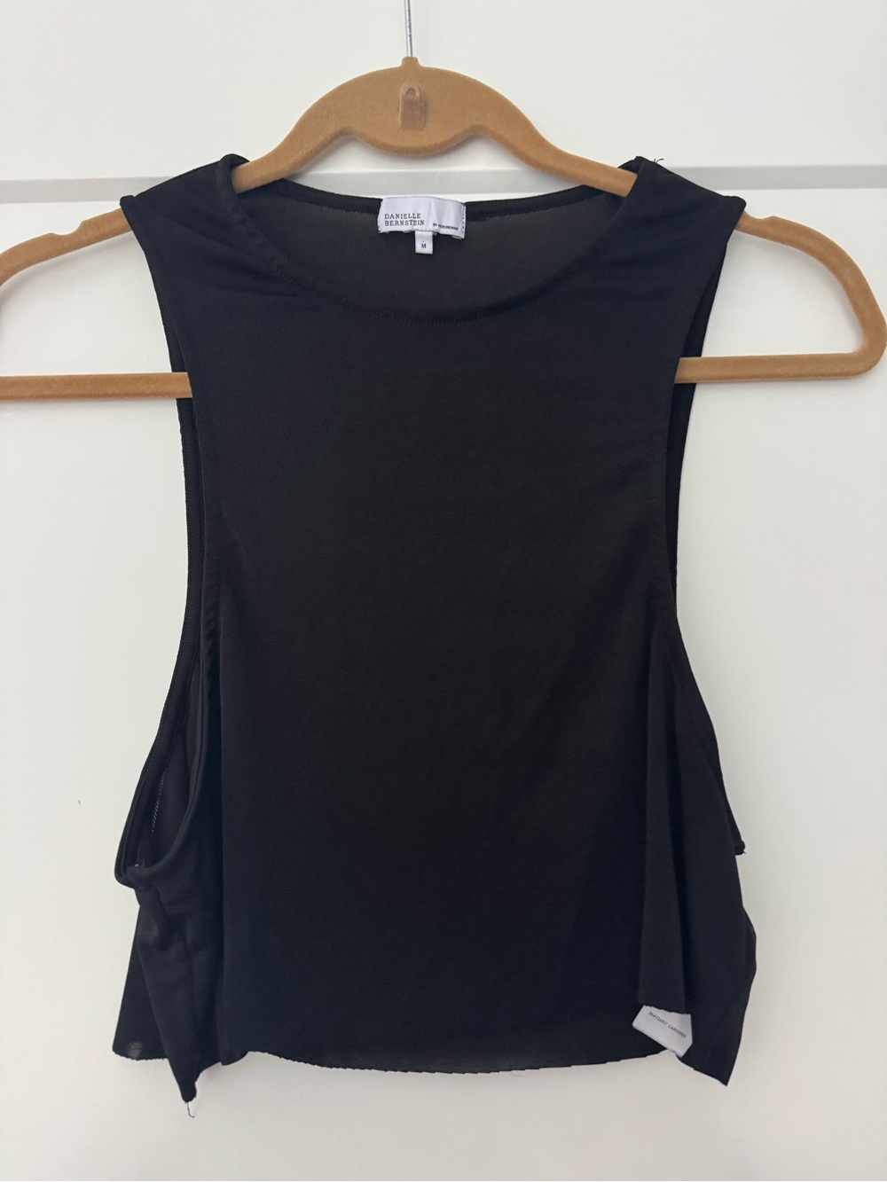🖤DANIELLE BERNSTEIN MINI SHEER CROP TOP🖤